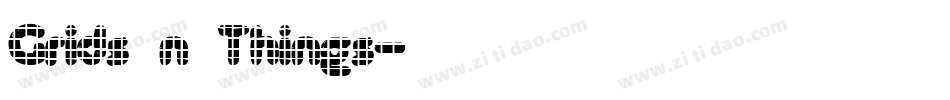 Grids n Things字体转换